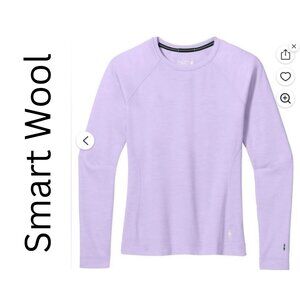 Smartwool Womens Classic Thermal Base Layer Crew ULTRAVIOLET